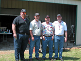 Red Level Cutters from left - Donavon Phillips, Gary Bond, Reggie Barker and Gayle Bradley